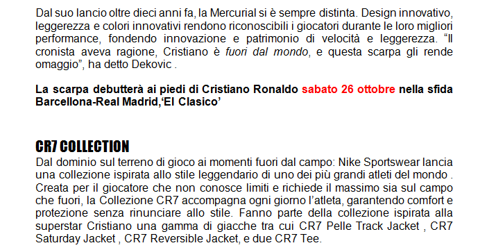 nike mercurial vapor ix cr7