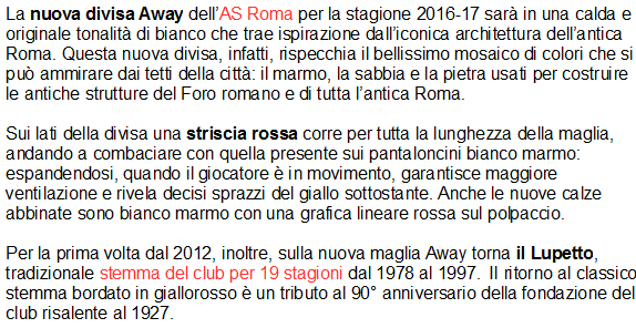 nuova divisa roma