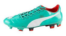 nuove scarpe da calcio puma evopower verde acqua